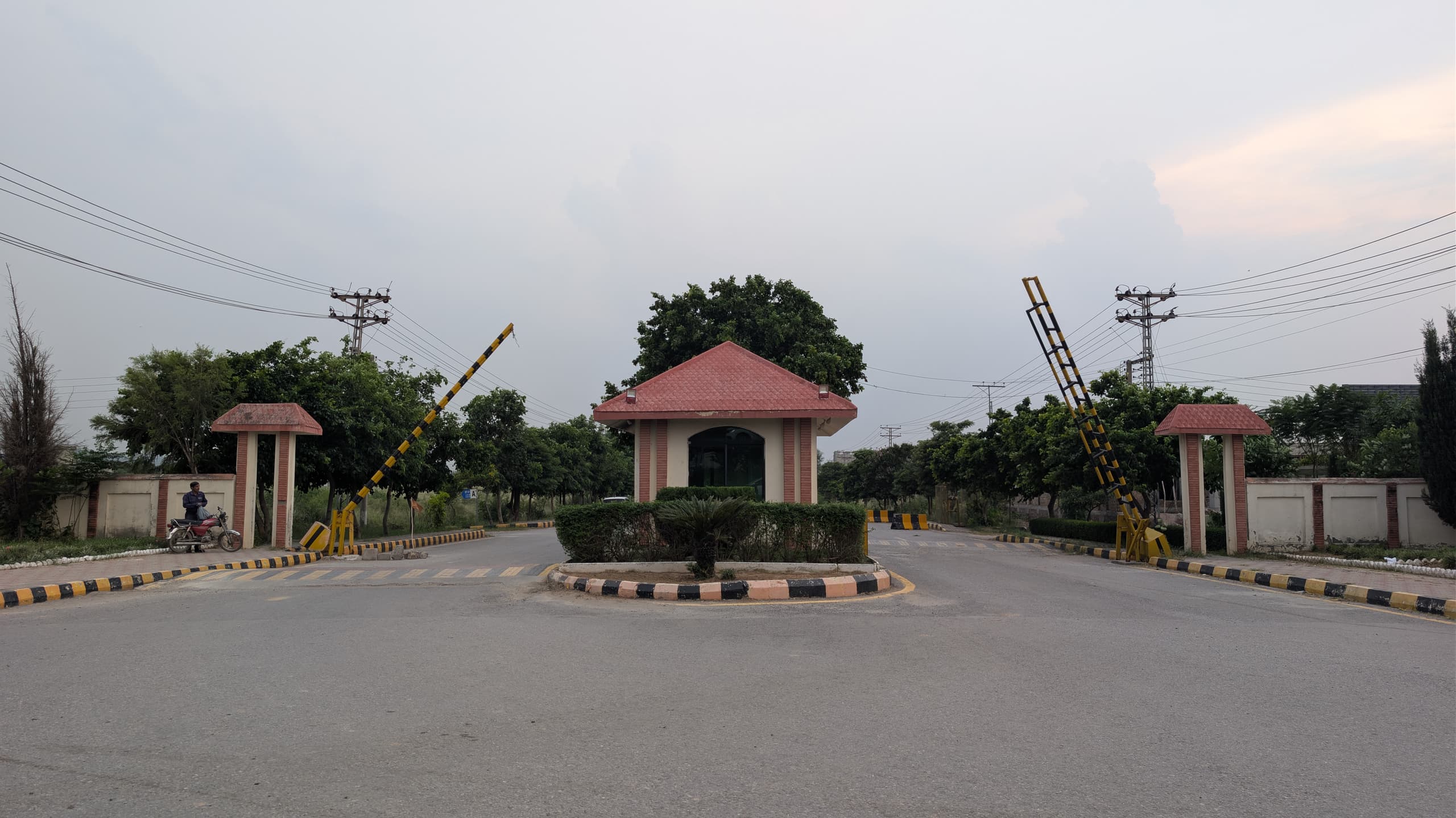 AWT D-18 entrance gate and main boulevard in Islamabad