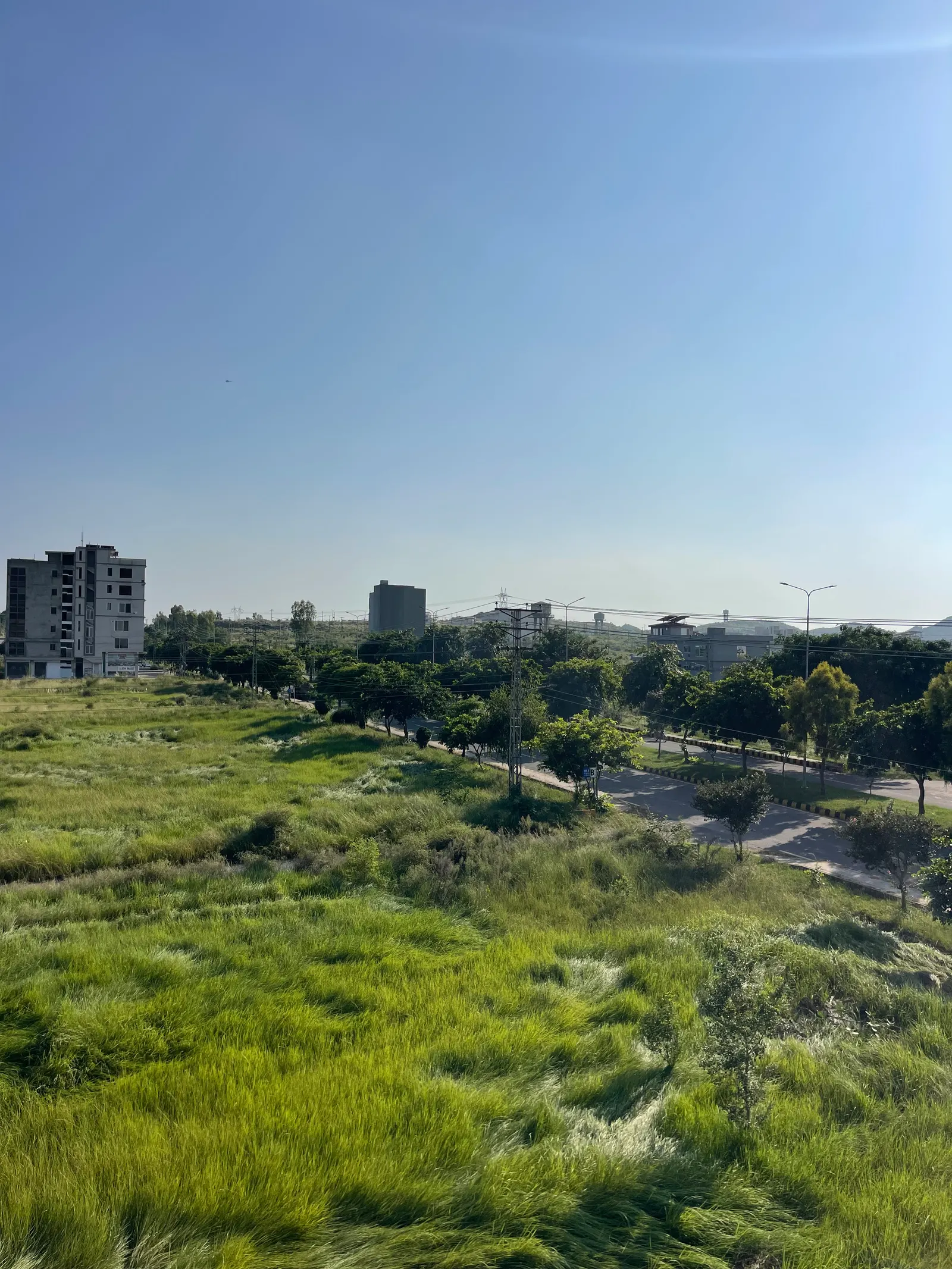 Fatima Jinnah Boulevard, AWT D-18, looking toward the horizon