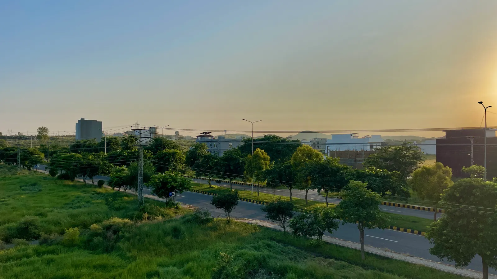 Fatima Jinnah Boulevard, AWT D-18, at sunset