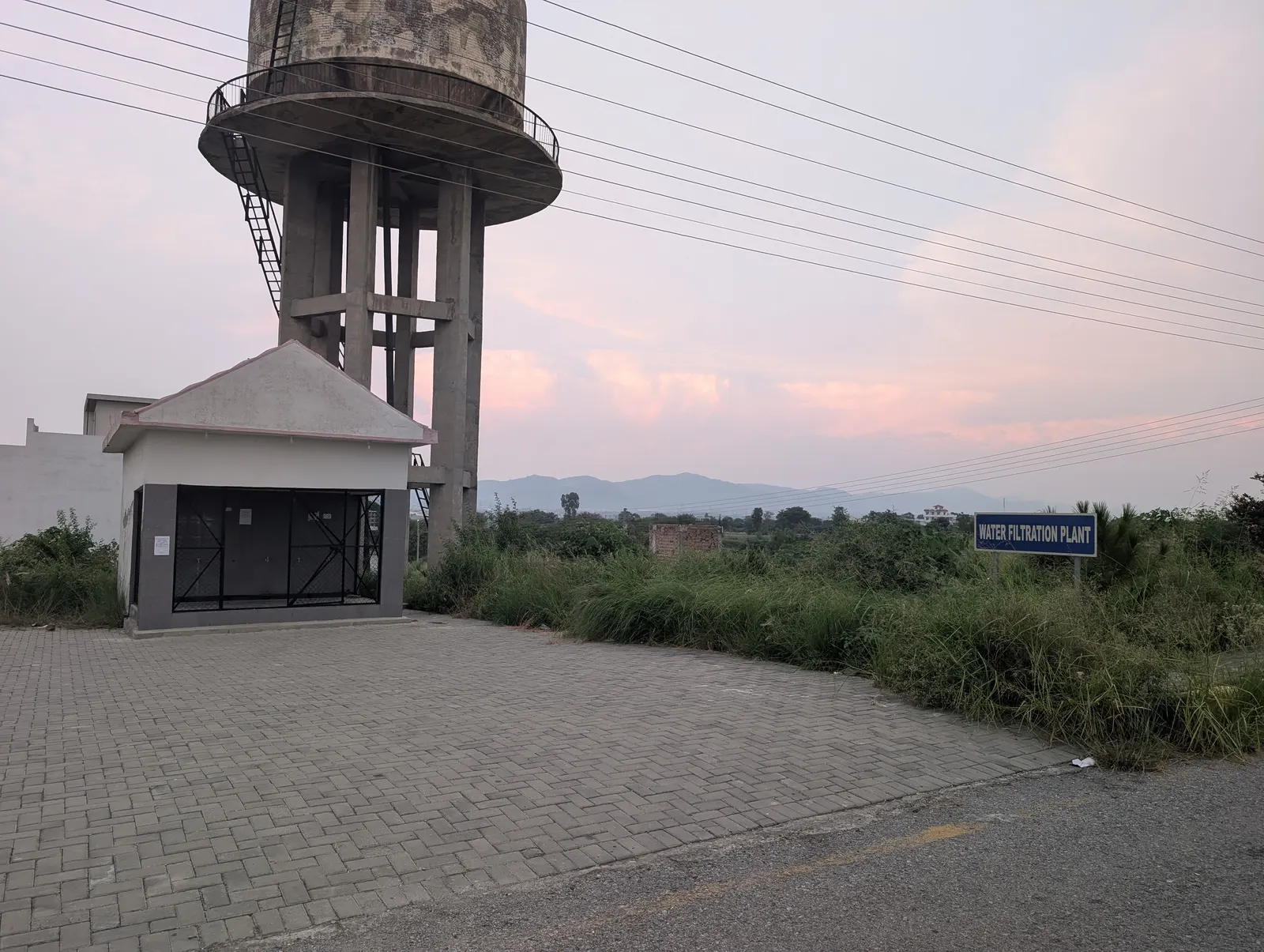 Water filtration plant serving Block C, AWT D-18
